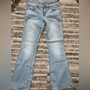 Women's Light Blue Flared AE Jeans
